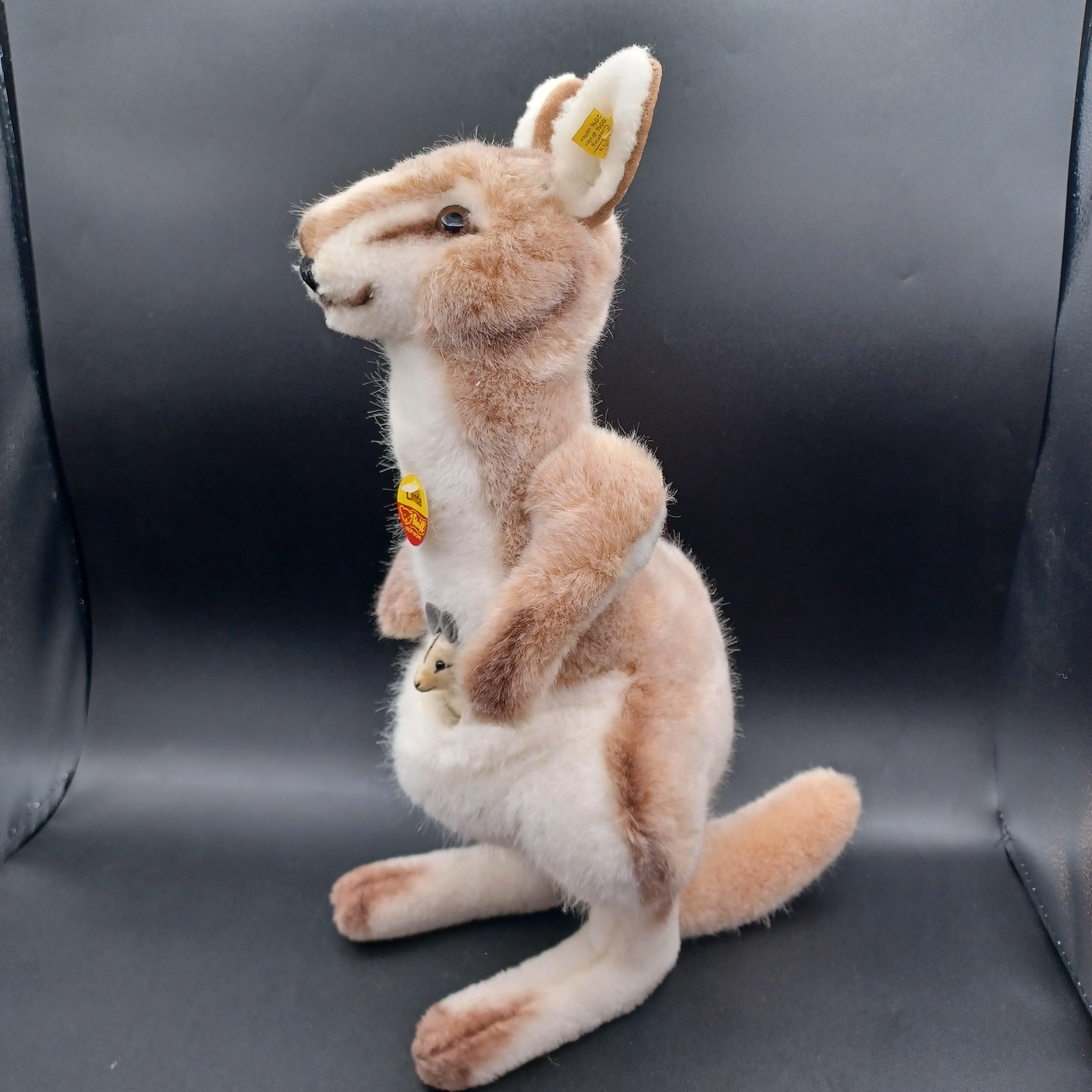 Steiff Kangaroo With Baby Joey - Etsy