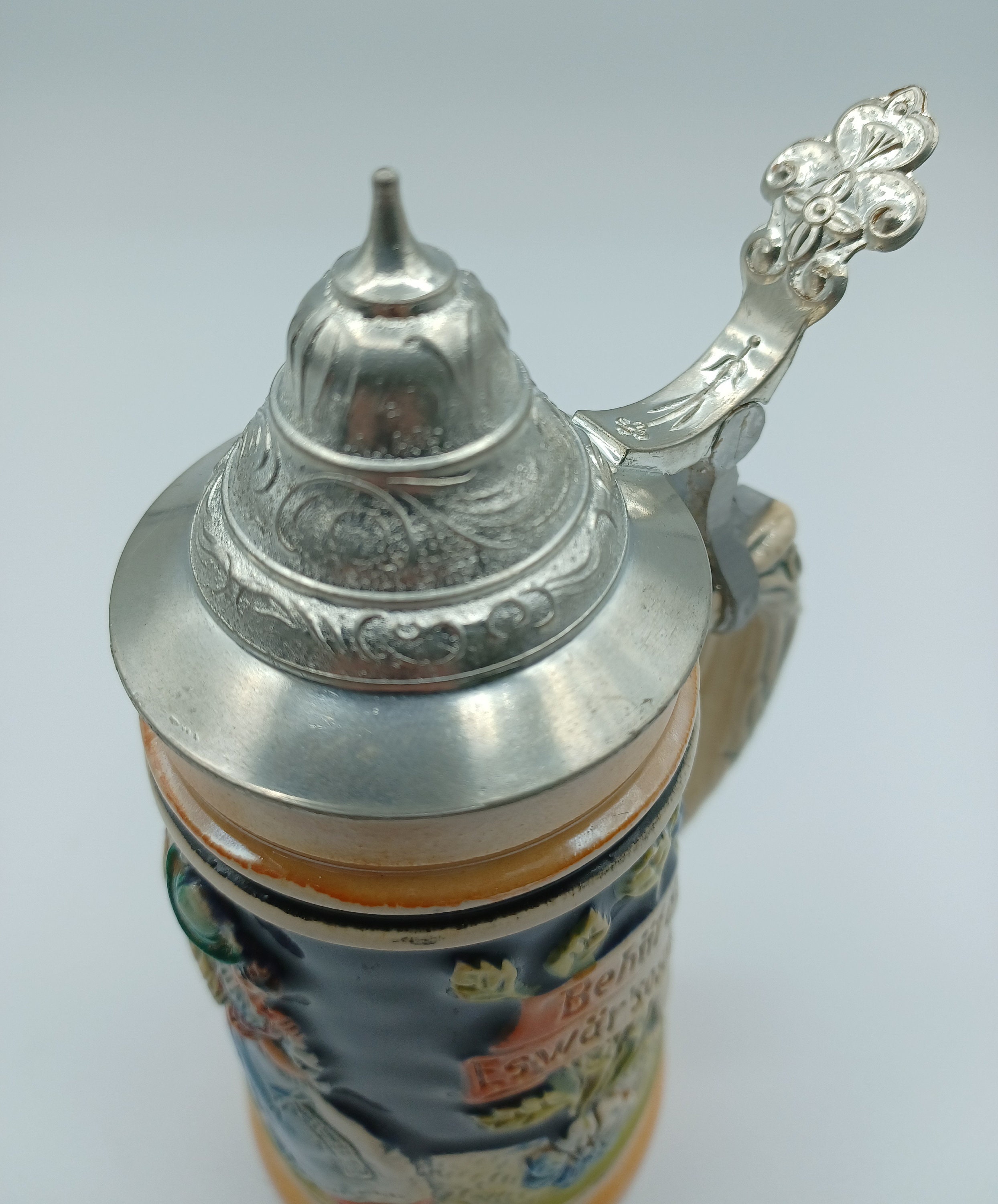 German Lidded Mini Beer Stein DBGM Etsy