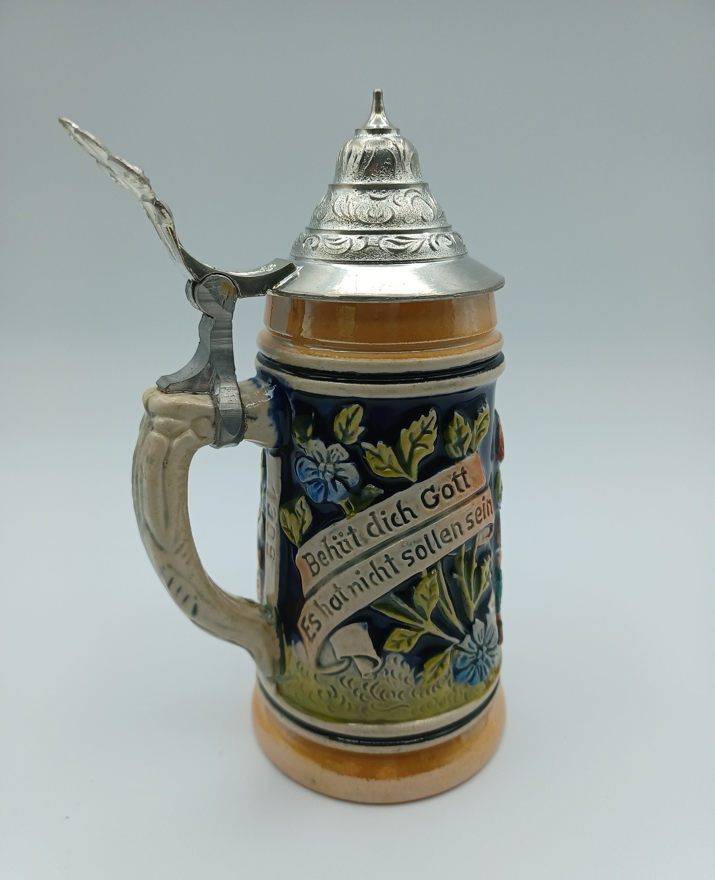German Lidded Mini Beer Stein DBGM Etsy