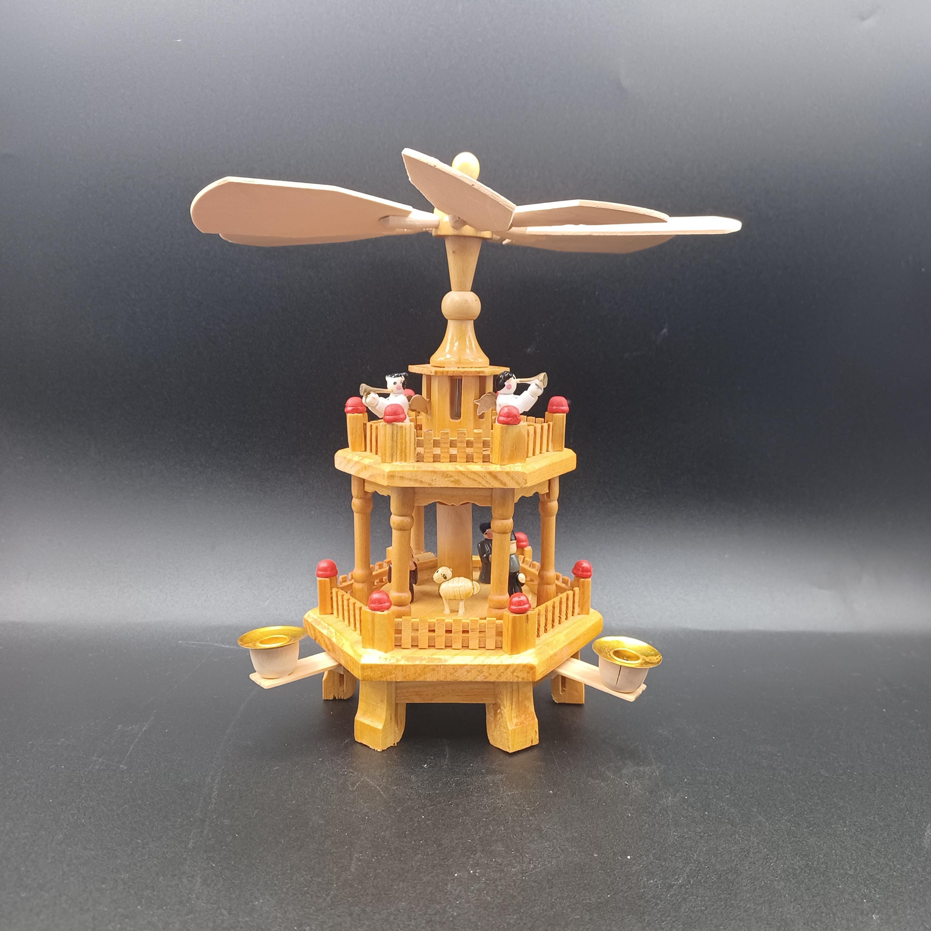 新品未使用 ドイツ クリスマス カルーセル キャンドル 2個セット