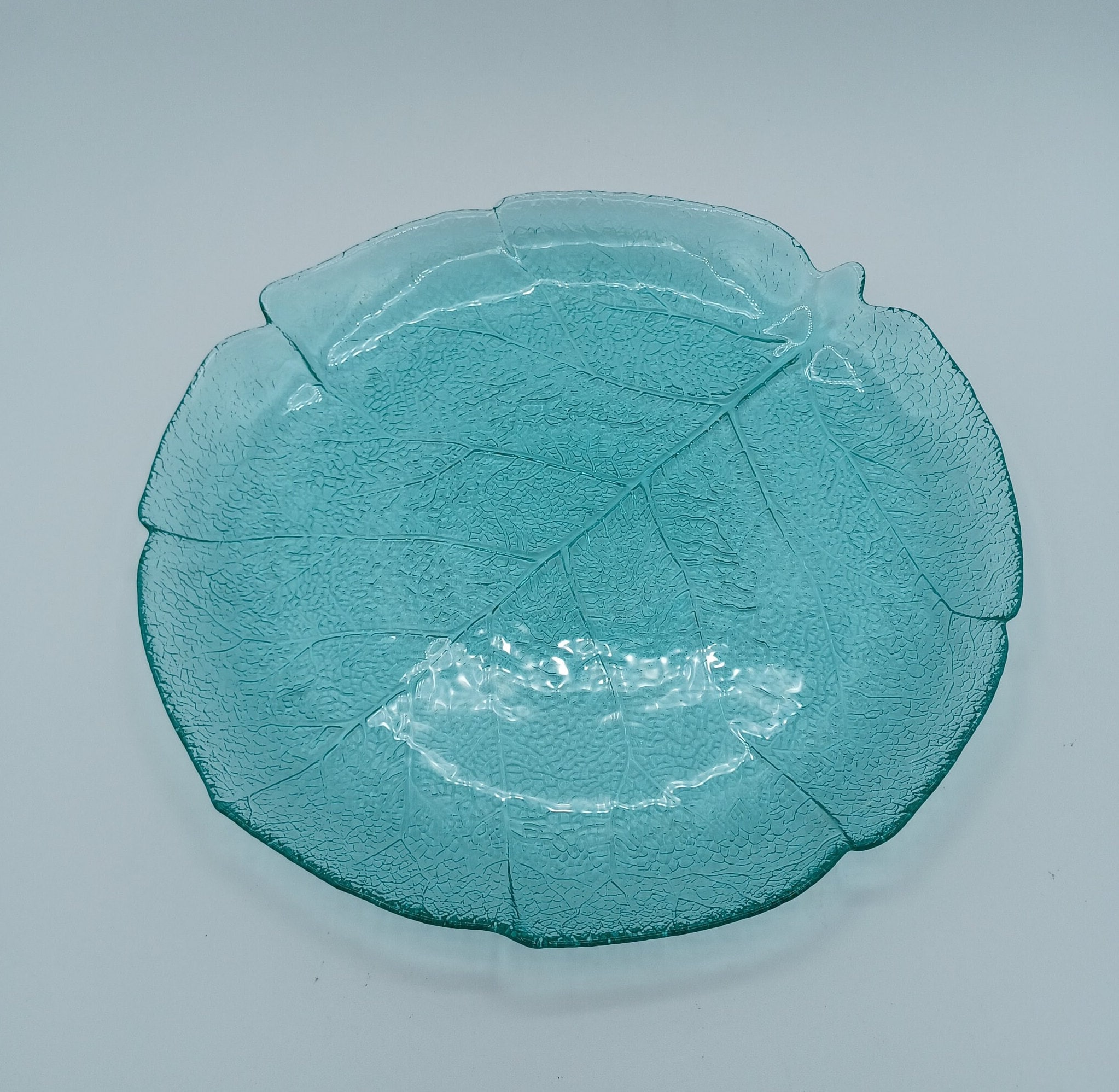 Arcoroc France Turquoise Aspen Leaf Dinnerware - Etsy