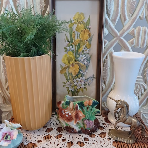 フェントン ホブネイル オパールセント ブルー バッド ベース - Etsy 日本