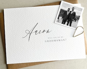 Groomsman Proposal, Will You Be My Groomsman Card, Groomsman Gift, Be My Groomsman, Groomsman Card, Groomsman Invitation, Be My Bridesmaid