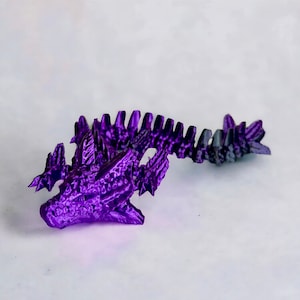 Large Axolotl Dragon - 3D Printed Figurine - Rainbow Colors Available Decor Gift Lover