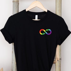 Autism Awareness Symbol Shirt, Autism Acceptance Tee, Neurodiversity Awareness Tee,Rainbow Infinity,Neurodiversity Sweatshirt,Autism Mom Tee