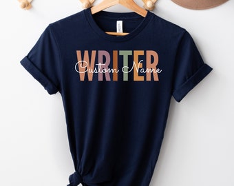 Personalized Writer Shirt, Funny Writer SweatShirt, Author Shirt, Novelist Shirt, Writers Gift, Bookworm Shirt, Journalist Shirt, Book Lover