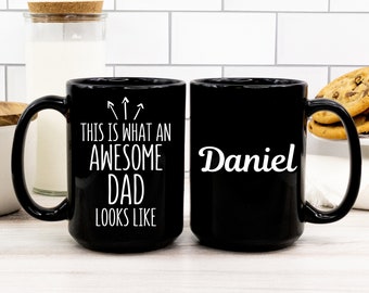 Dad Mug Gift, This Is What An Awesome Dad Looks Like Mug, Best Dad Ever, Father's Day Gift, Birthday Gift for Dad, Gift for Dad