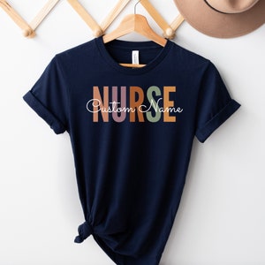 Custom Nurse Name Shirt, Gift For Nurse, Personalized Nurse TShirt, Nurse Life Shirt, Custom Nurse Tee, Nursing School Grad,Nurse Sweatshirt