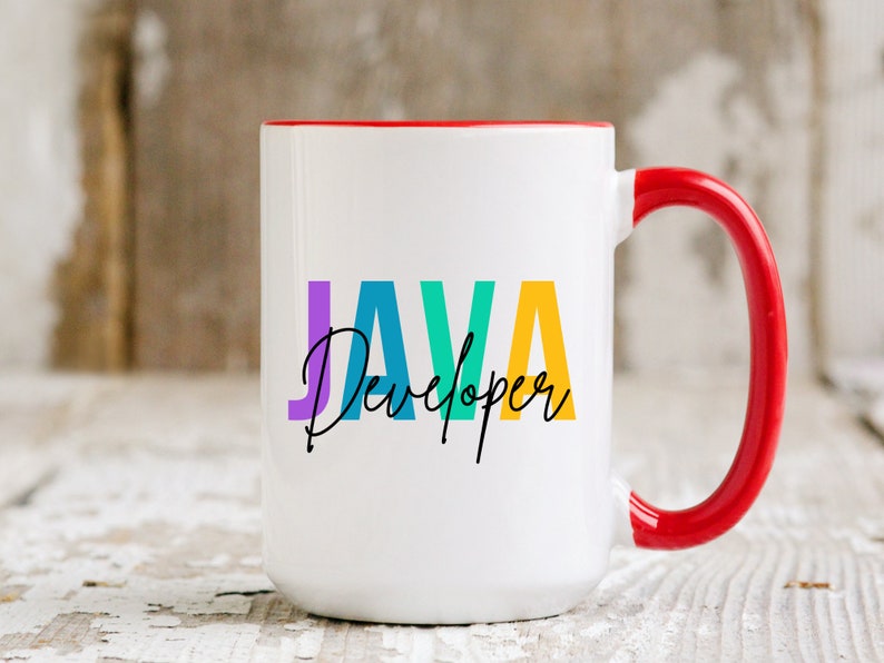Java Developer Mug, Personalized Java Developer Gift, Future Java developer Gift, Computer Programmer Gift, Birthday Gift,Java Designer Gift imagem 3
