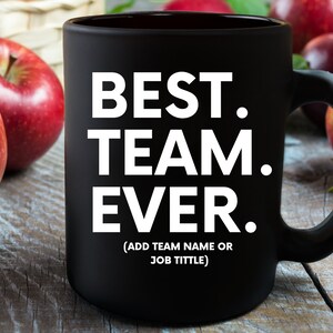 Best Team Ever Mug,Coworker Christmas Gift,Employee Christmas Gifts,Employee Appreciation Gifts,Office Gift,Best Team Gifts,Thank You Gift