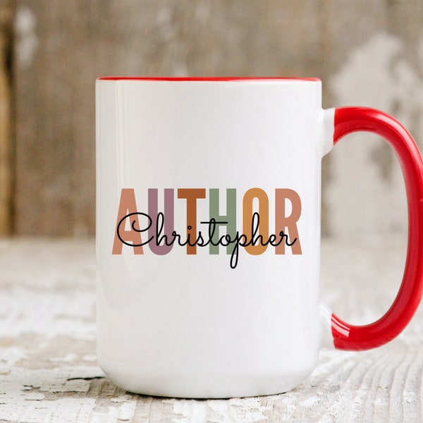 personalized Author Mug, Author Gifts, Author Mug, Writer Gifts, Writers Mug, Book Lover Gift, Future Author Gift, Gift For New Author
