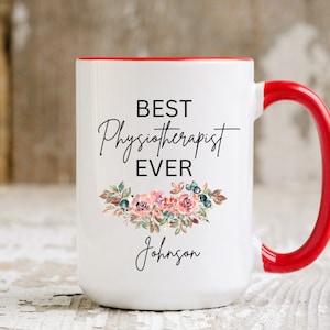 Best Physiotherapist Ever Mug, Personalized Physiotherapist Gift, Birthday Gift for Physiotherapist, Graduation Physio Mug, Physio Gift