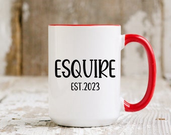Esquire Est.2023, Lawyer Gift, Lawyer Mug, Lawyer Graduation Gift, Attorney Mug, Law Student Gift, Law School Gift ,Lawyer Gift for Women