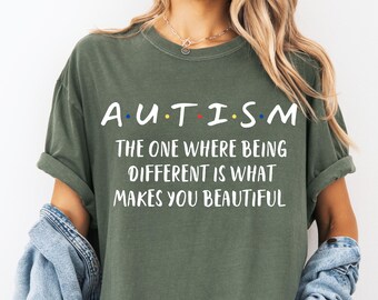 Comfort Colors® shirt autisme definitie, shirt autisme bewustzijn, speciaal ed shirt, shirt autisme leraar, neurodiversiteit, shirt moeder autisme