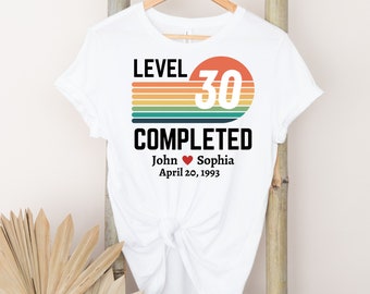 30th Wedding anniversary Shirt,Personalized Couple Anniversary Sweatshirt,Married For 30 Years,30 Years marriage,Gift for Parents Wife shirt