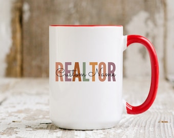 Personalized Realtor Mug, Realtor Gift, Closing Gift, Real Estate Agent Thank You, Real Estate Agent Gift,Real Estate Mug,Custom Coffee Cup