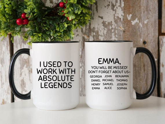 Farewell Coworker Leaving Job Gift,  I Used To Work With Legends, Awesome Coworker, Funny Work Gift, Good Bye Retirement Gift for Women/Men