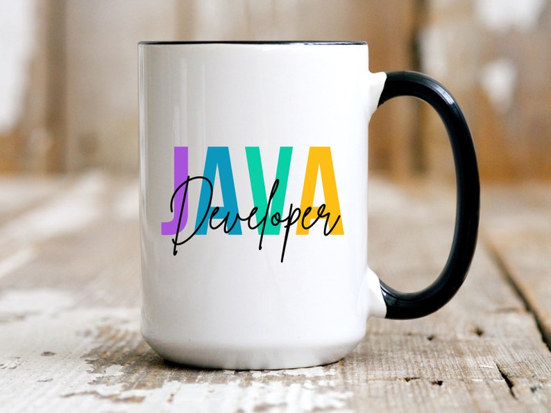 Java Developer Mug, Personalized Java Developer Gift, Future Java developer Gift, Computer Programmer Gift, Birthday Gift,Java Designer Gift imagem 5