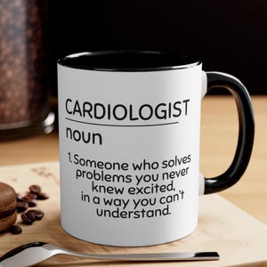 Cardiologist Mug, Cardiologist Gift, Heart Doctor Mug, Medical Doctor Gift, Heart Surgeon Gift, Medical Student, Cardiology Nurse
