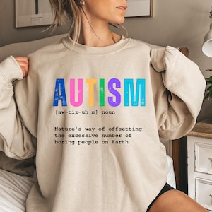 Autismus Definition Sweatshirt, Autismus Bewusstsein Sweatshirt, Neurodiversent Sweatshirt, ADHD Sweatshirt, Sonderpädagogik Lehrer Sweatshirt