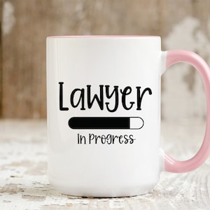 Lawyer in Progress Mug, Future Lawyer Gift, Law Student Mug, Lawyer in the Making, Law Degree, Lawyer Loading, Future Lawyer Attorney