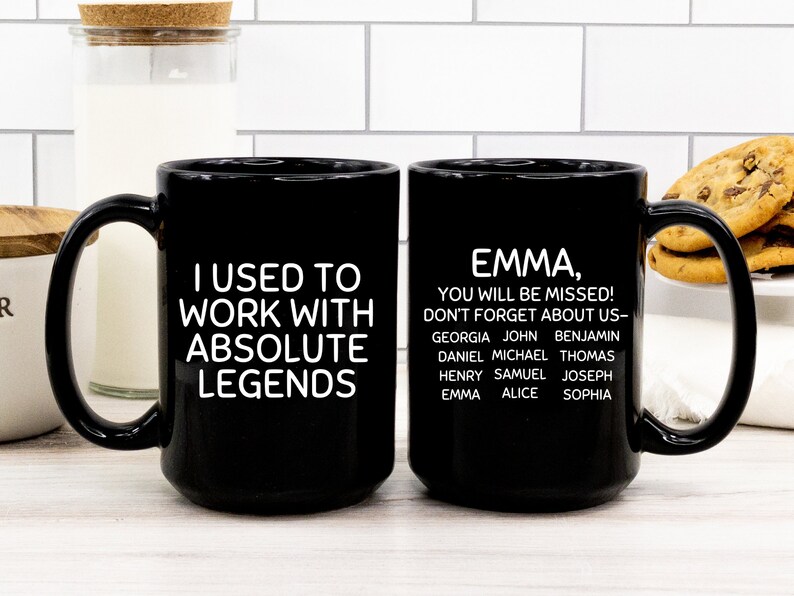 Farewell Coworker Leaving Job Gift, I Used To Work With Legends, Awesome Coworker, Funny Work Gift, Good Bye Retirement Gift for Women/Men image 2