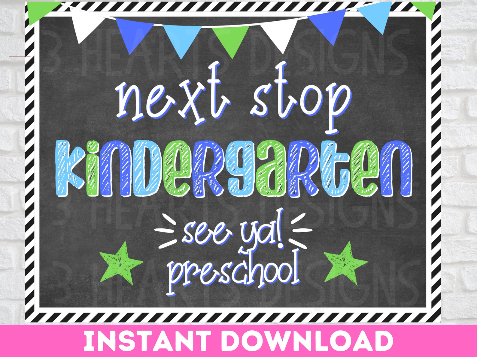 Prek Graduate Sign Printable Pre-kindergarten Graduate | Etsy