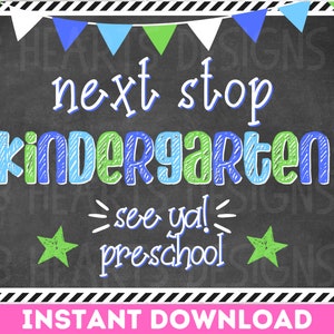 Prek Graduate Sign Printable Pre-kindergarten Graduate | Etsy