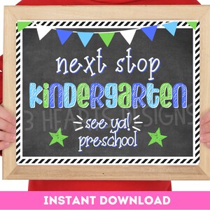 Prek Graduate Sign Printable Pre-kindergarten Graduate | Etsy
