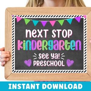 Prek Graduate Sign Printable Pre-kindergarten Graduate - Etsy