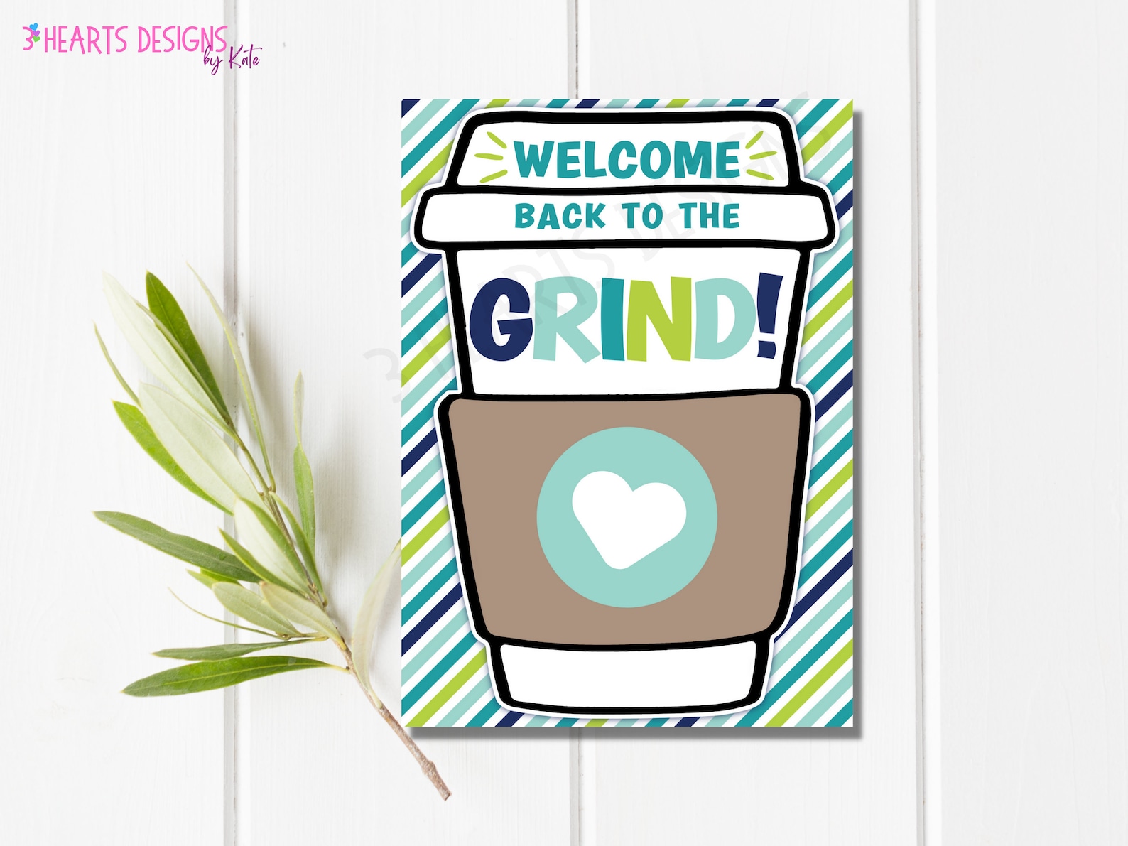 Back to School Coffee Gift Card Holder Printable First Day - Etsy