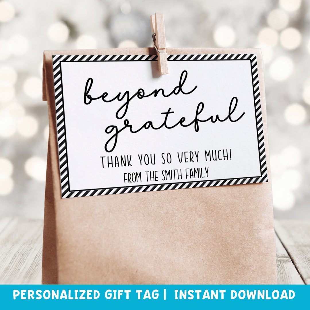 Printable Appreciation Tags for Teachers Bridal Showers Employees, and ...
