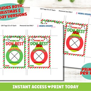 Christmas Play Doh Cards Printable Kids Activity Christmas Table Kids ...
