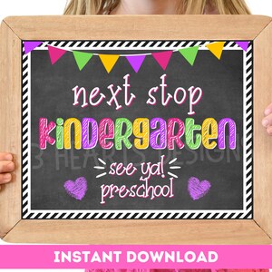Prek Graduate Sign Printable Pre-kindergarten Graduate - Etsy
