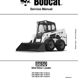 Bobcat S650 Service Manual
