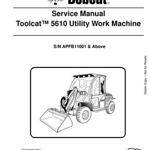 Bobcat 5610 Service Manual