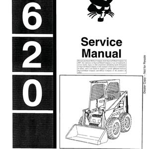 Bobcat 620 Skid Steer Loader Service Manual