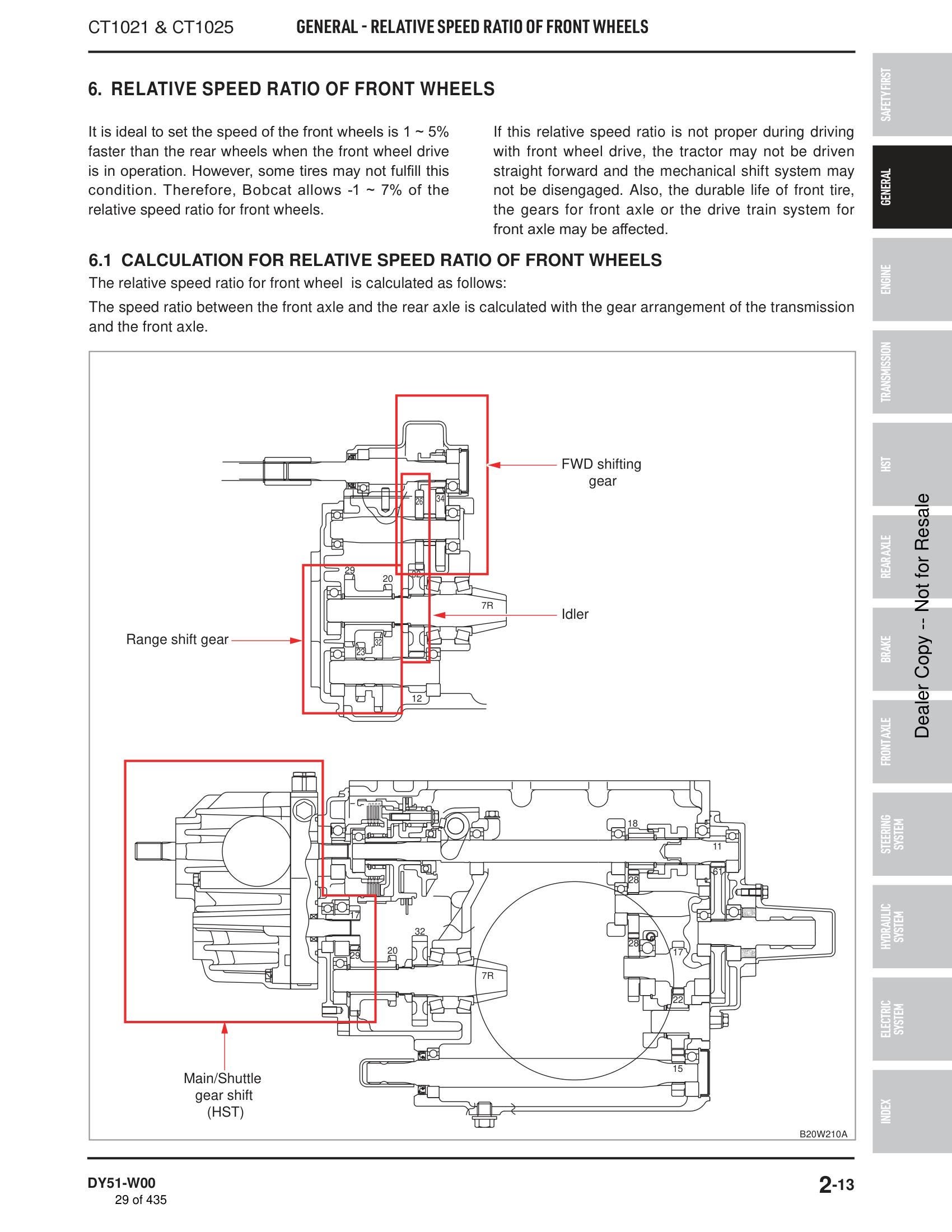 Bobcat CT1021 CT1025 Compact Tractor Service Manual - Etsy