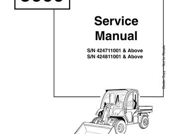 Manual de servicio de la herramienta Bobcat 5600