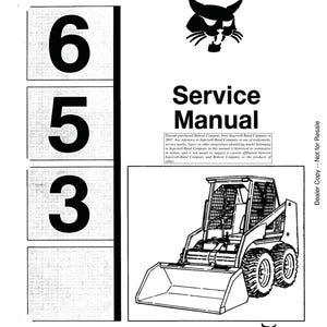 Bobcat 653 Service Manual