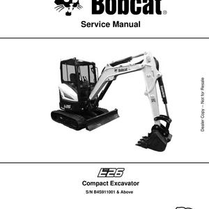 Bobcat E26 Service Manual