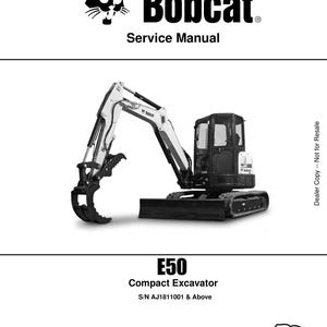 Bobcat E50 Service Manual