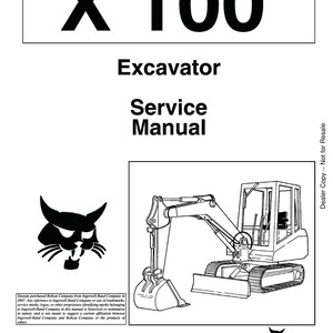 Bobcat 100 Service Manual