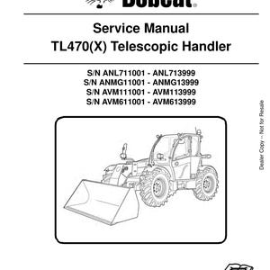 Bobcat TL470(X) Service Manual