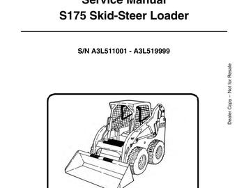 Bobcat S175 Skid-Steer Loader Service Manual