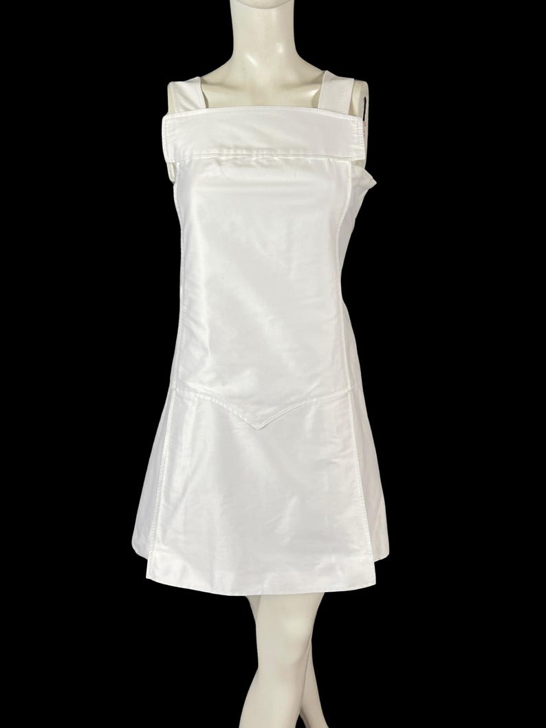 White Courrèges dress, size 36 image 12
