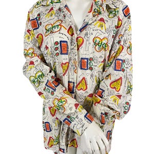 Ko and Co JC de Castelbajac vintage 70s shirt size 40