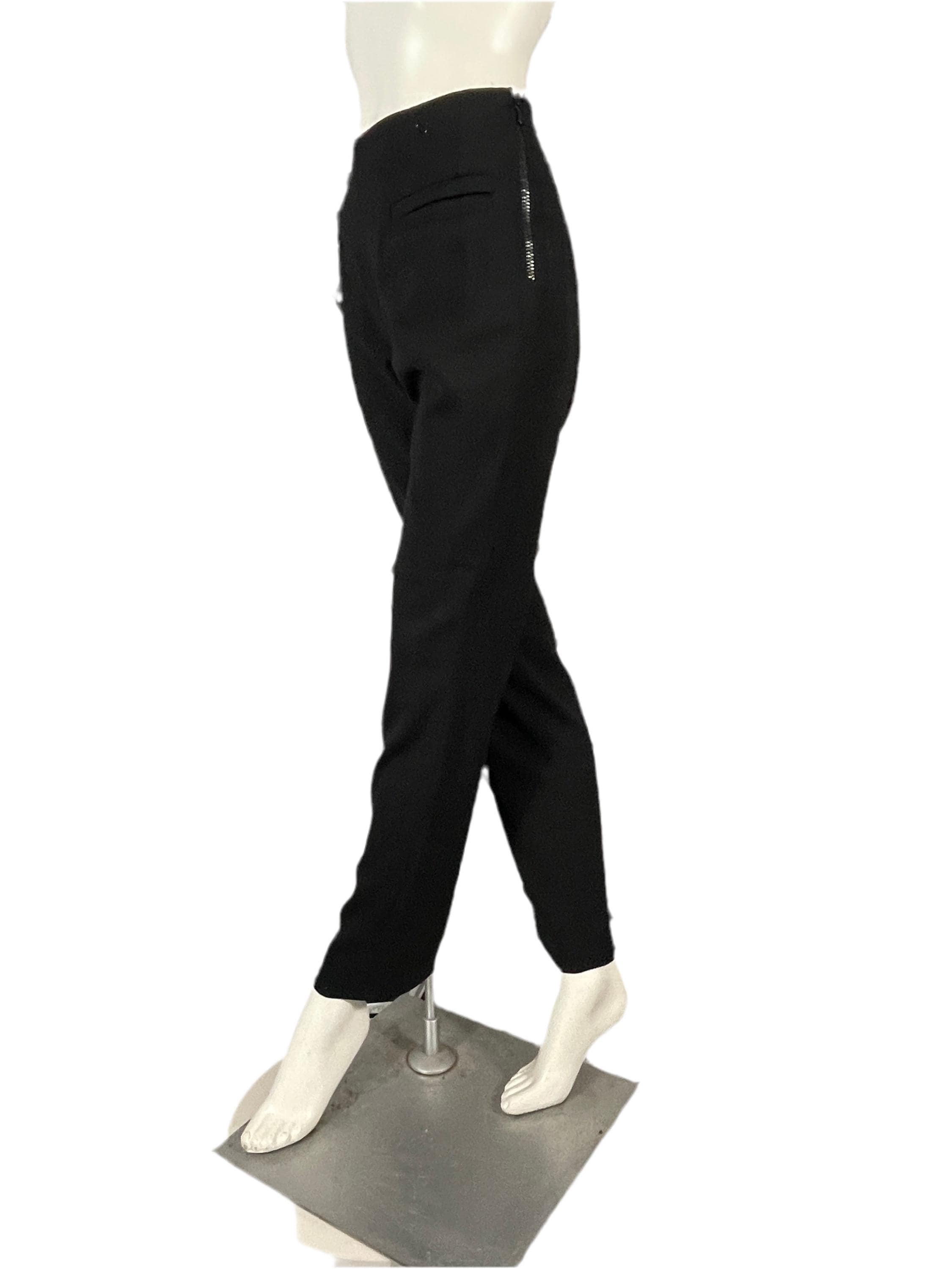 Chanel, Pantalon noir laine Chanel vintage 2006 taille 38