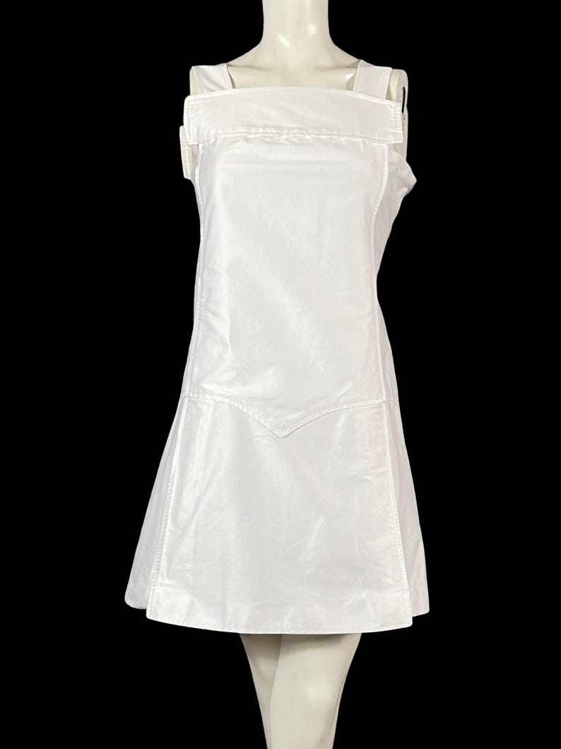 White Courrèges dress, size 36 image 10