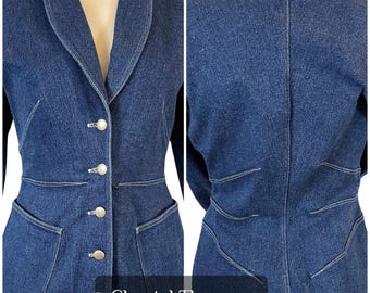 Chaqueta vaquera vintage Chantal Thomass, talla 42